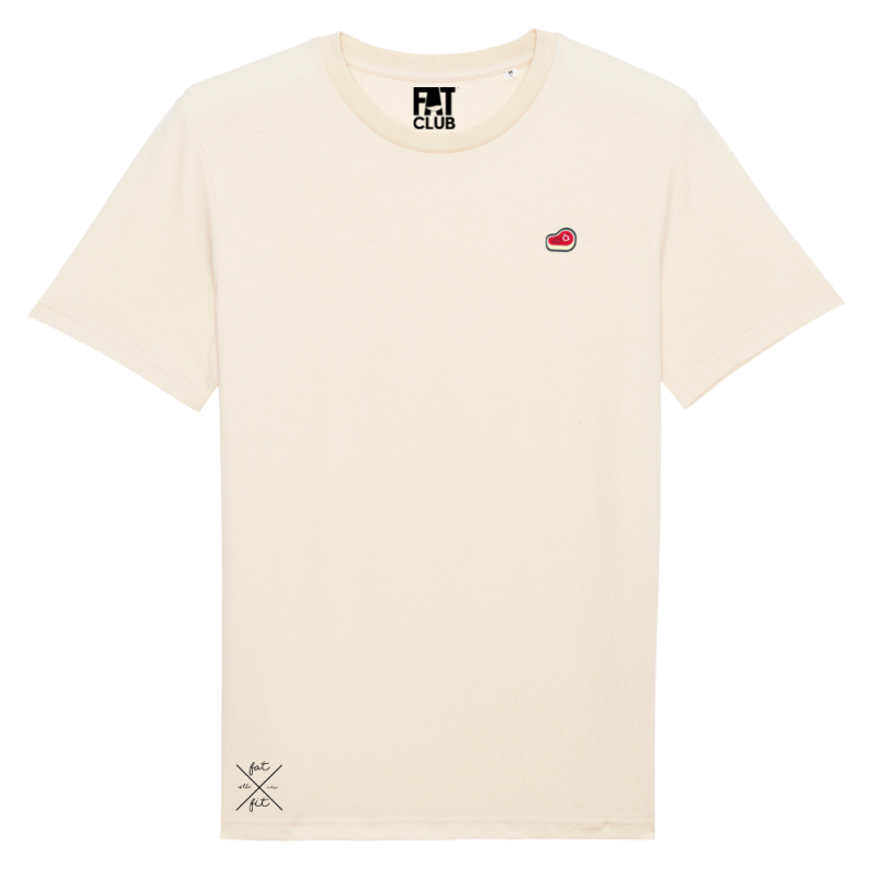 Tee-Shirt Iconic "STEAK" Natural Raw