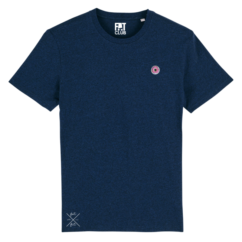 Tee-Shirt Original "DONUT" Black Heather Blue