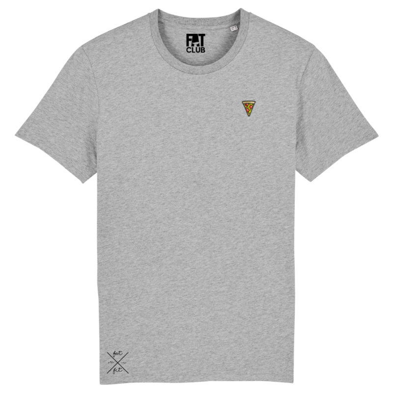 Tee-Shirt Original "PIZZA" Heather Grey